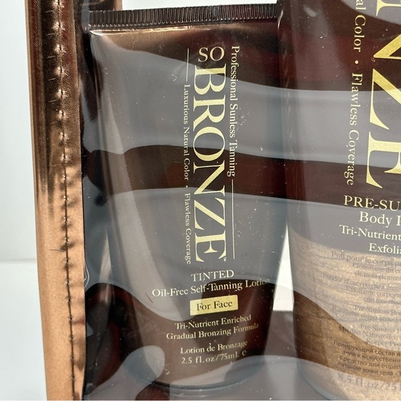 Hempz So Bronze set of 3 tanning kit : body bronzer . Tint. Scrub - Picture 6 of 13